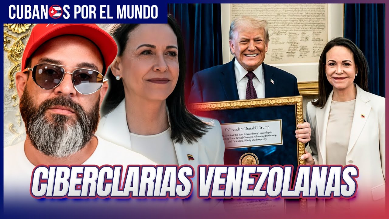 Ciberclarias arremeten contra María Corina tras su visita a la Casa Blanca
