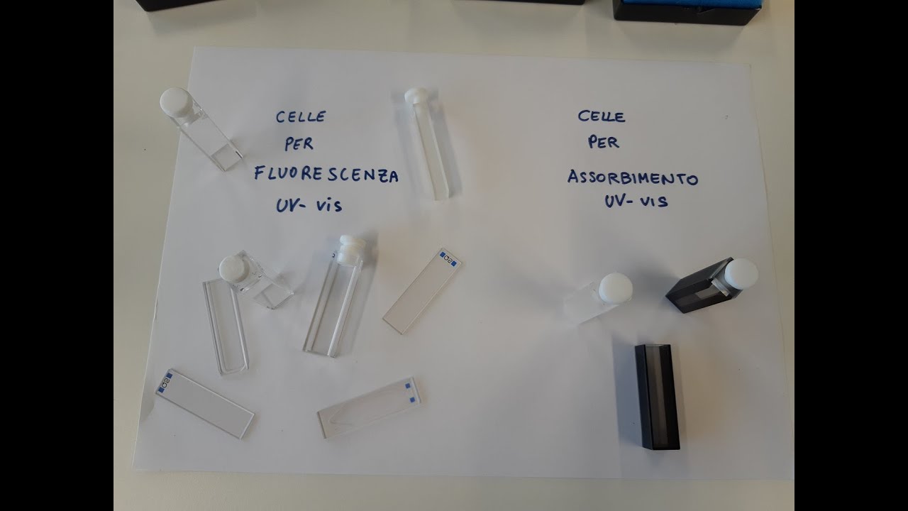 Le cuvette per analisi spettrofotometriche