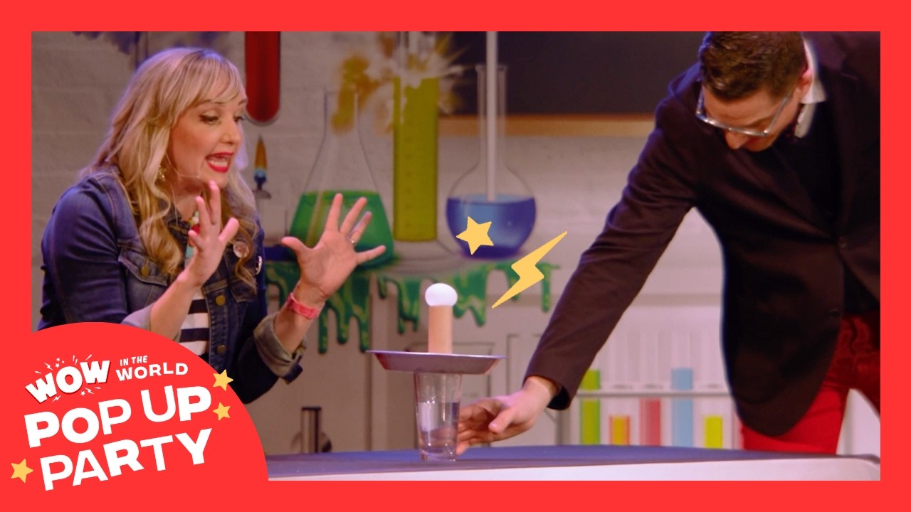 Egg Drop Science Challenge 🥚⚡️ | Wow in the World Pop Up Party - Exclusive Clip | Science for Kids