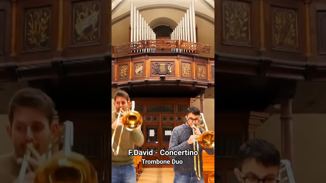 F.David Concertino for trombone duo 