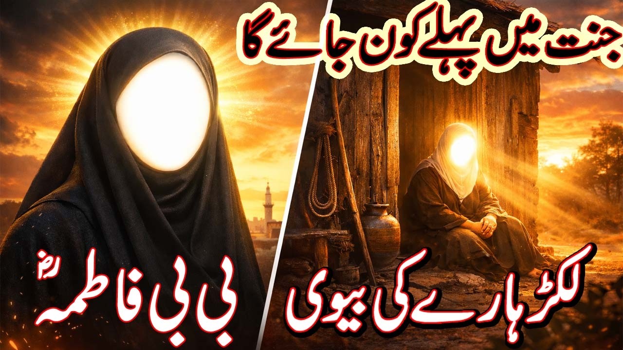 Bibi Fatimaؓ Se Pehle Jannat? | Lakadhare Ki Biwi Ka Imaan Afroz Waqia | Islamic Story in Urdu