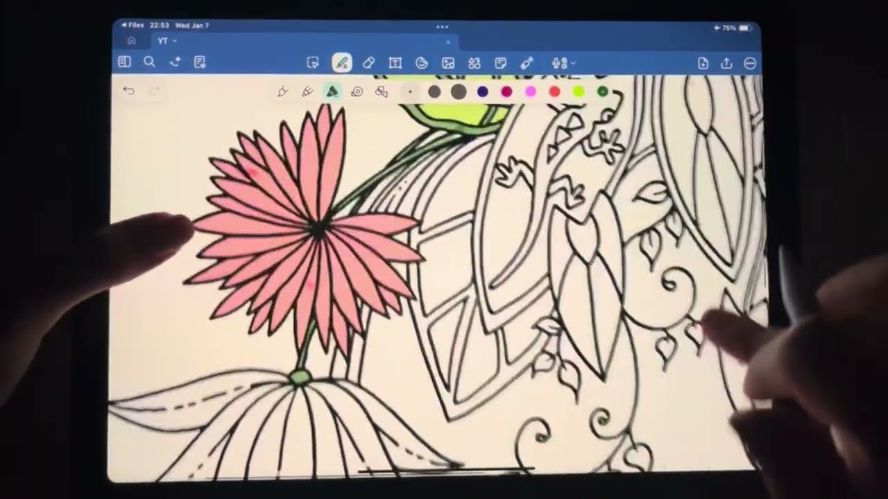 ASMR drawing, with chill music that gives you energy!