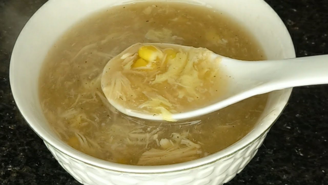 Most easy and quick recipe of chicken corn soup 