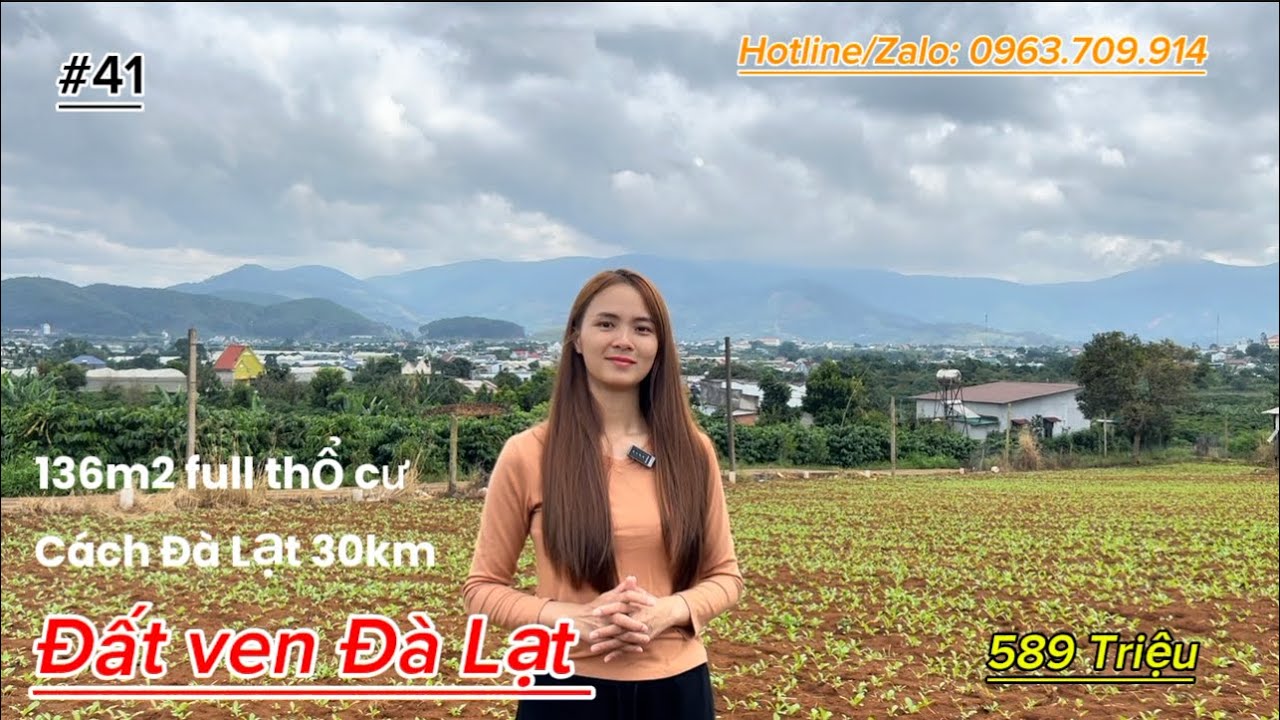 Đất View toàn cảnh Núi Voi Nam Ban, sổ hồng riêng full thổ cư