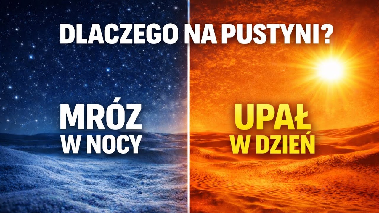 Dlaczego na pustyni nocą jest zimno, a w dzień upał?