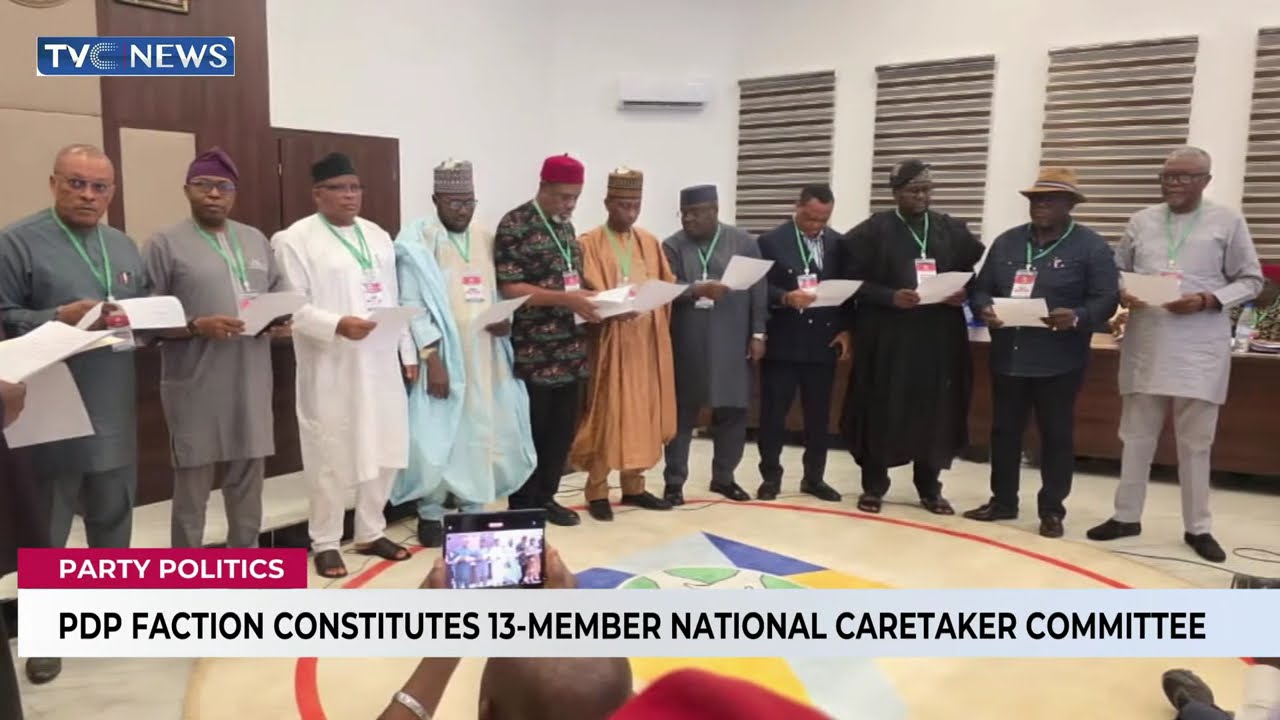 PDP Faction Constitutes 13-Member National Caretaker Committee