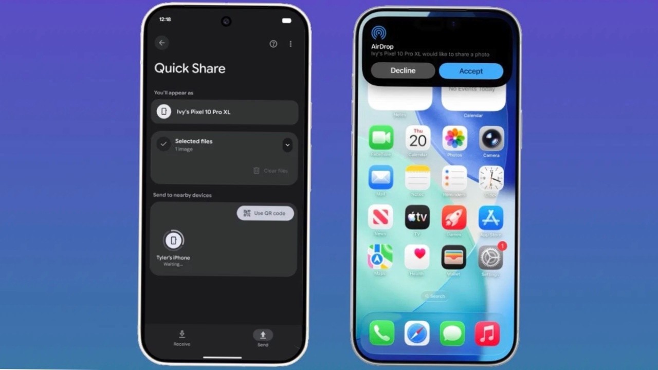 Android ahora es compatible con AirDrop del iPhone