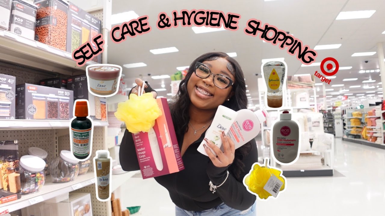 HYGIENE + SELFCARE shopping at Target + HYGIENE ROUTINE | Smell good all day, feminine care |