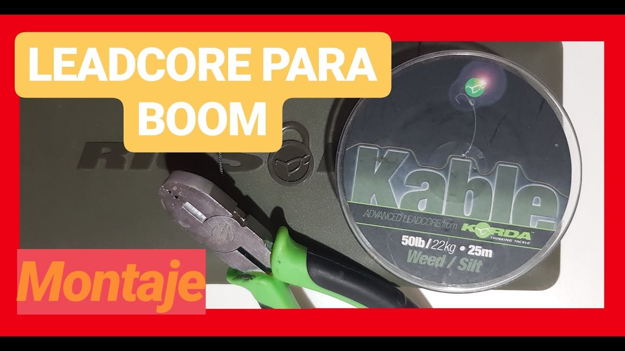 Montaje LEAD CORE!!! para BOOM de KORDA (Carpfishing)2019