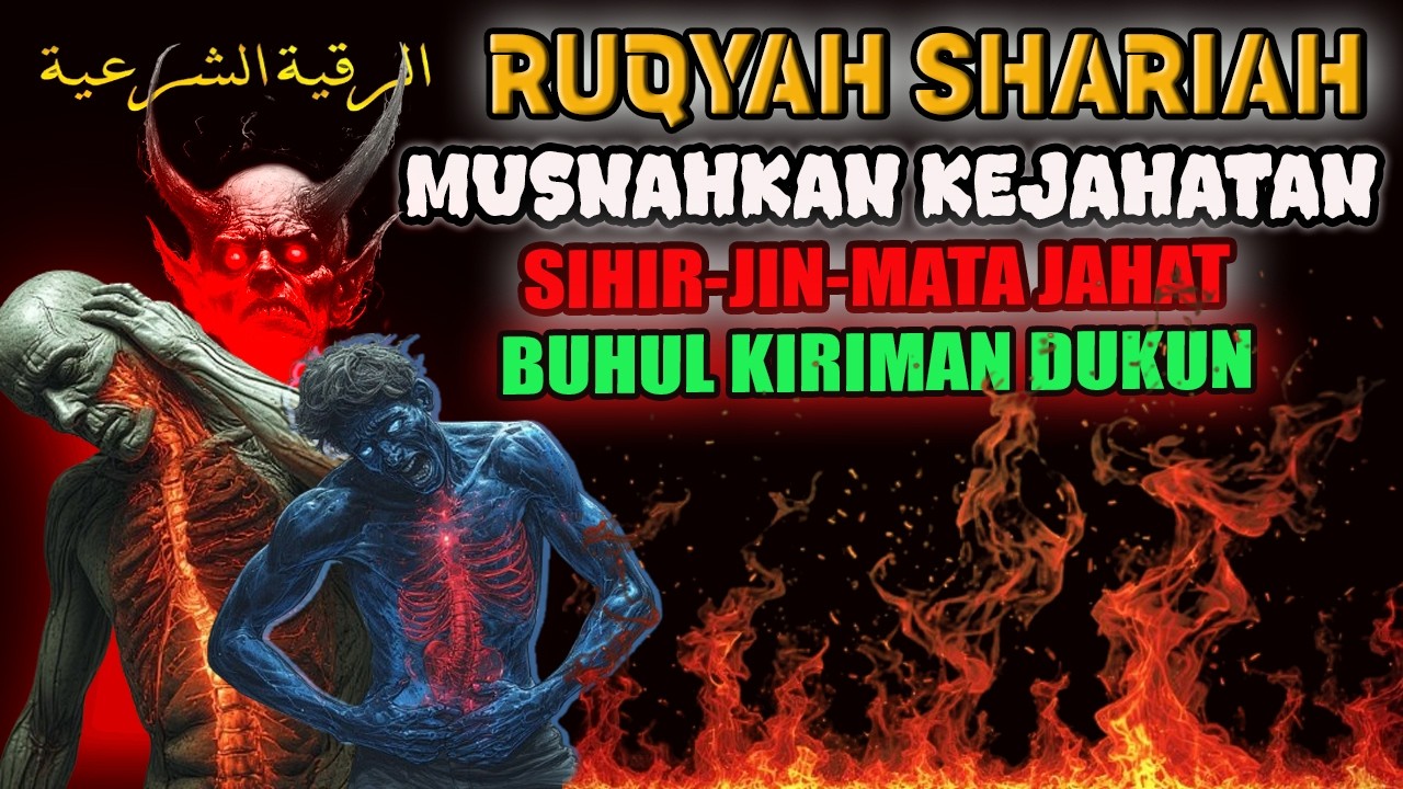 Ruqyah BAKAR/BURN  Satan, Jin yang tinggal di Otak, Badan dan seluruh Organ Tubuh