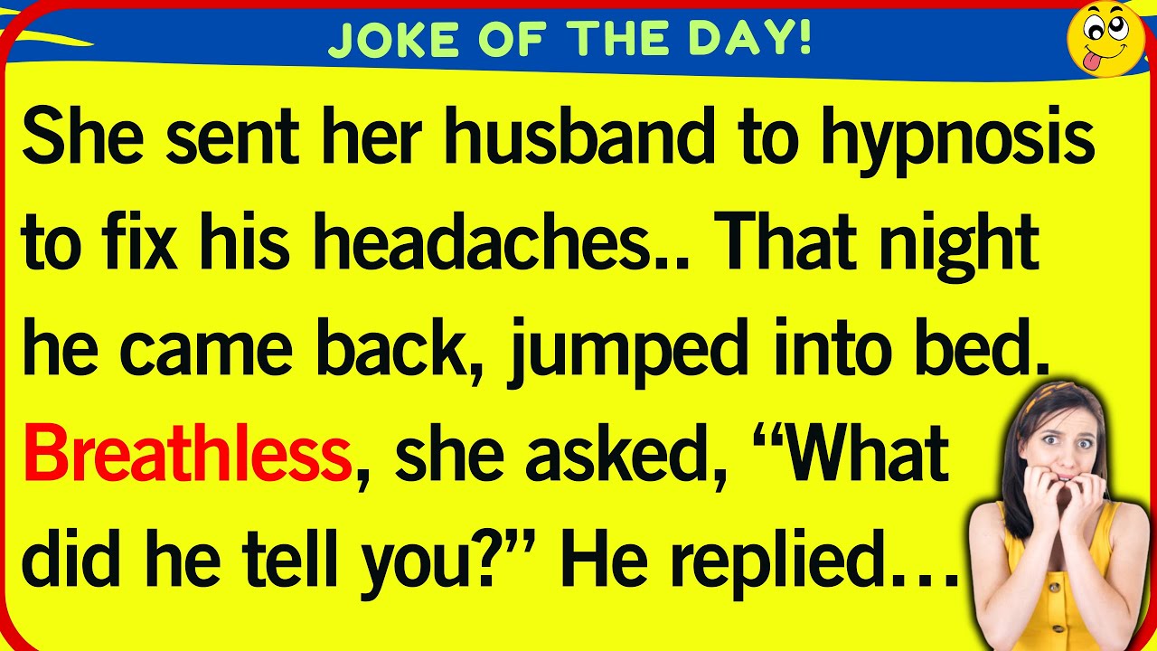 Funny Daily Jokes 🤣 | The Hypnotist’s Secret Trick | BEST JOKE OF THE DAY