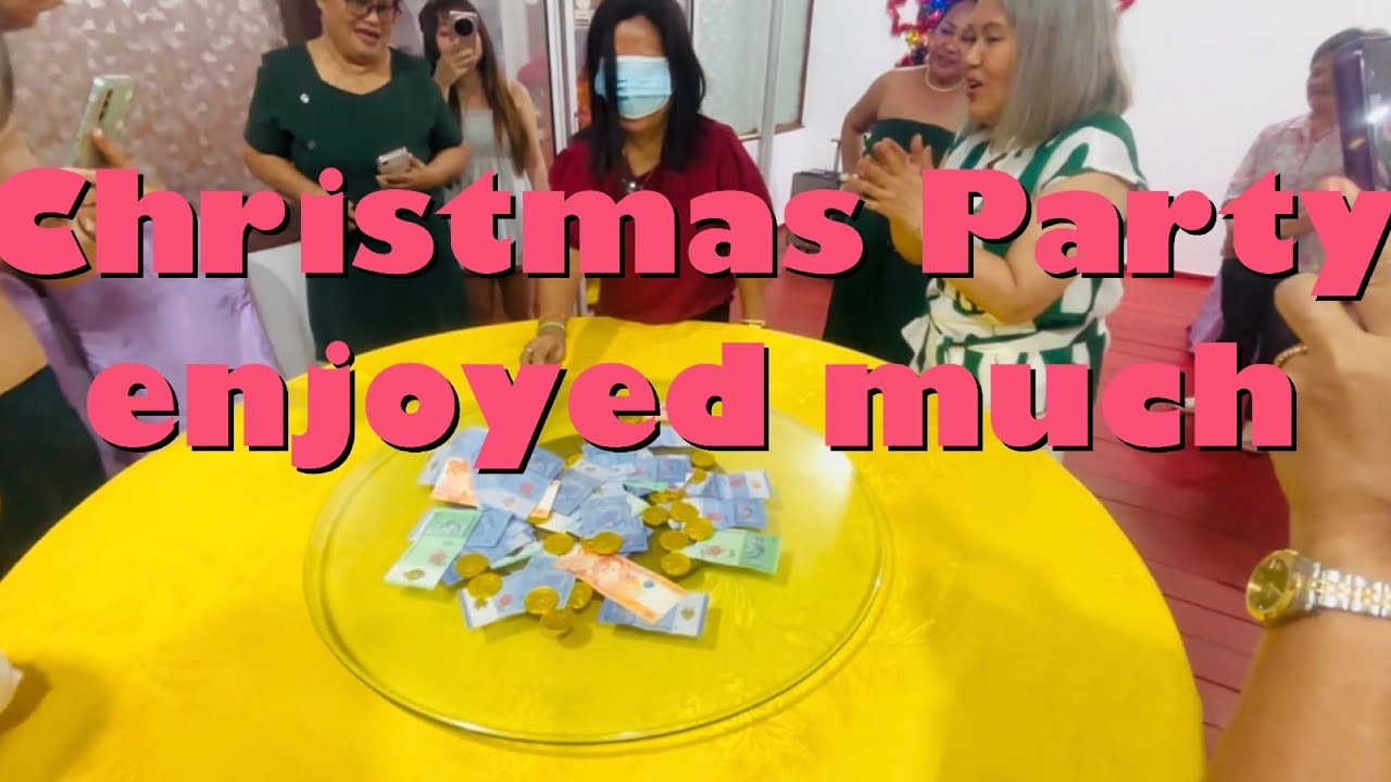 Filipino Kabayan  Christmas Party in Labuan Malaysia nag enjoy  kami ng husto sa laro na ito 
