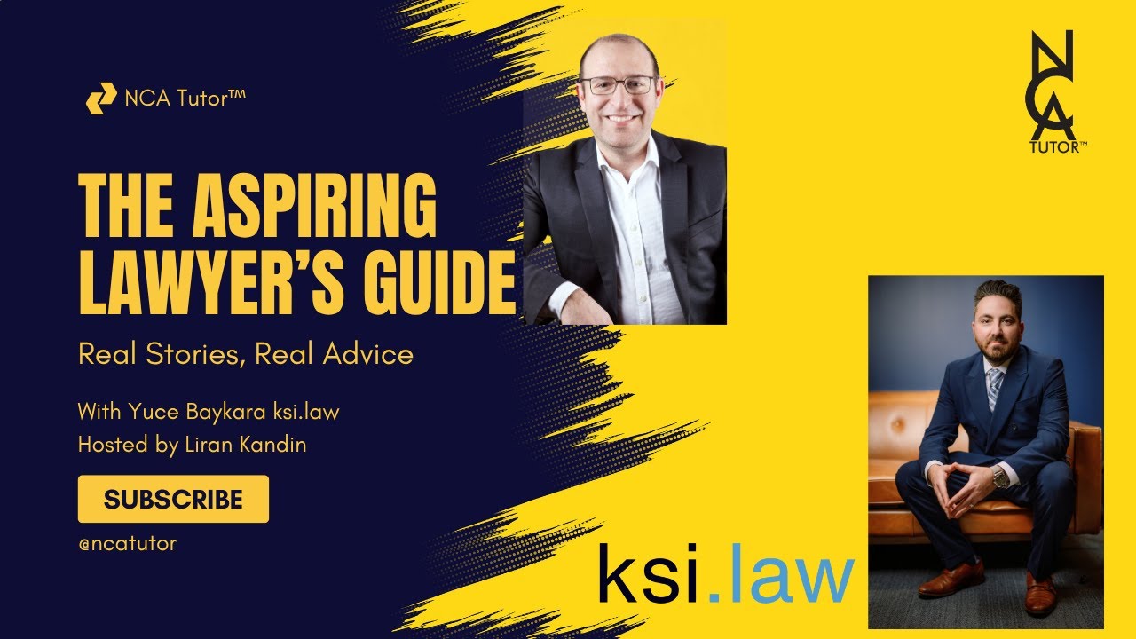 From Law Student to CEO: Yuce Baykara's Journey & Advice | The Aspiring Lawyer's Guide