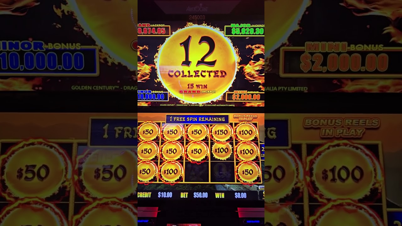 $50 Spins Dragon Ball Feature | Dragon Link Golden Century Slots