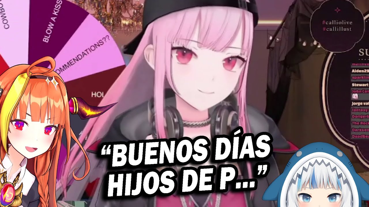 Calli sorprende con su imitación de Kiryu Coco | Pero no le sale Gura [Sub Esp]