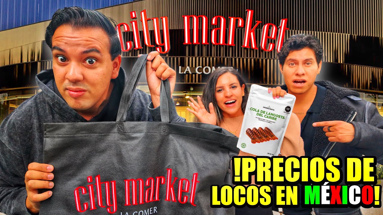 🇨🇺 Cubanos VISITAN un CITY MARKET el SUPERMERCADO de LUJO en M&Eacute;XICO 🇲🇽