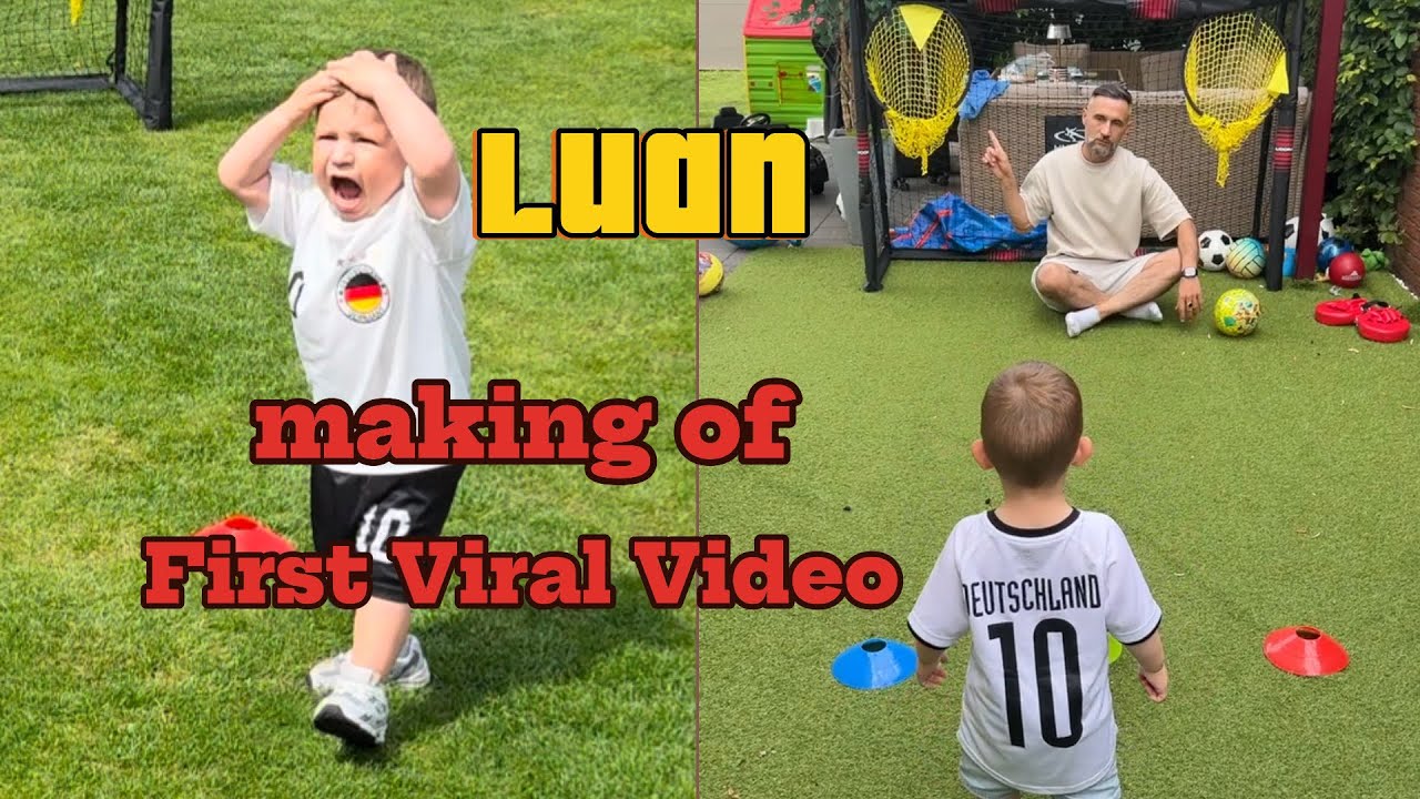 Making of…. viral video. The best 2 year old footballer in the world