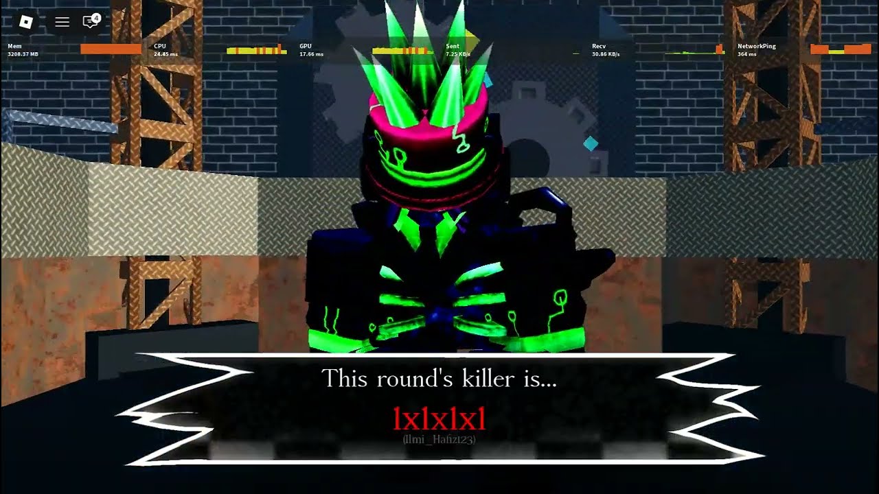 Playing as crazyblox in forsaken