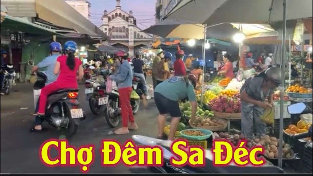 HẾT TẾT!  Chợ Sa Đéc buổi tối mùng 4 Tết buôn bán trở lại  #myduyen #tetque #tet 