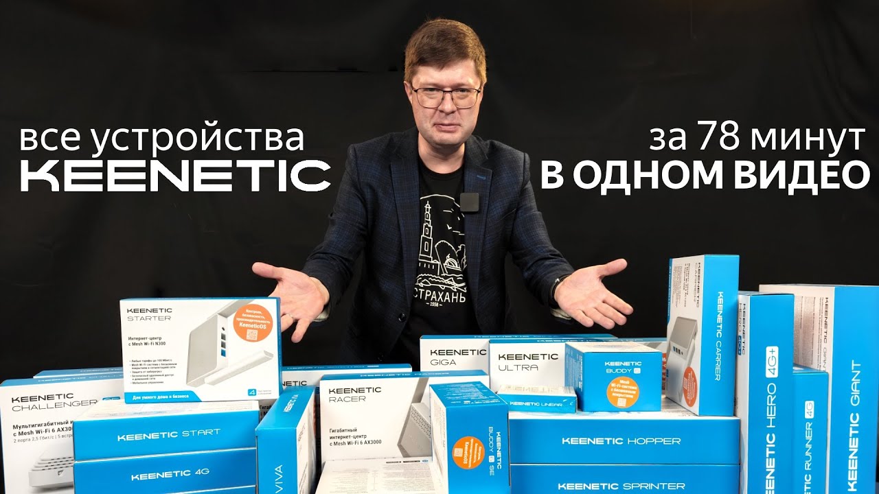 Все устройства Keenetic в одном видео: роутеры, ретрансляторы и другие в 2025 году и далее