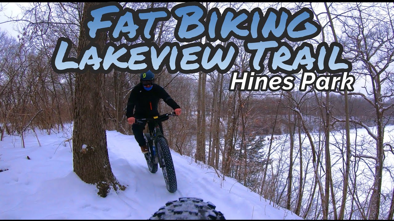 Fat Biking - Lakeview segment, Hines Park Mtb Trail