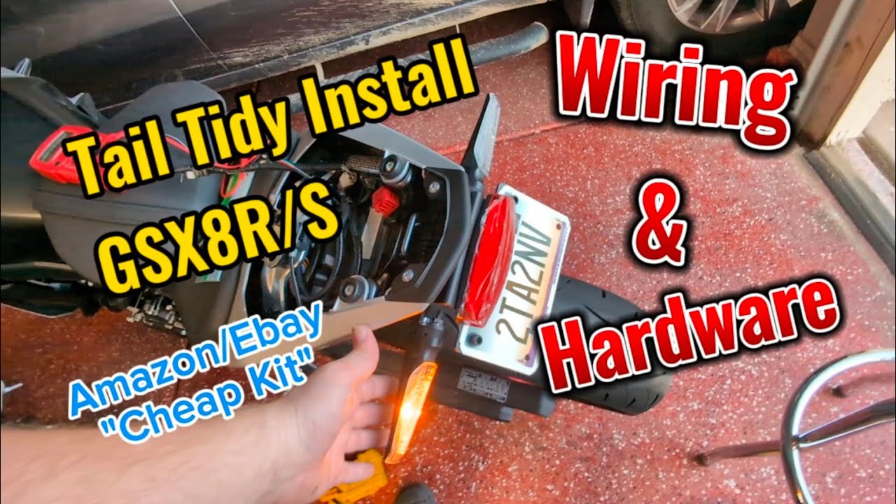 🏍️ Transform Your GSX-8R/S! Budget Tail Tidy & Fender Delete Install 🏍️ #gsx8r  #diy  #motorcycle