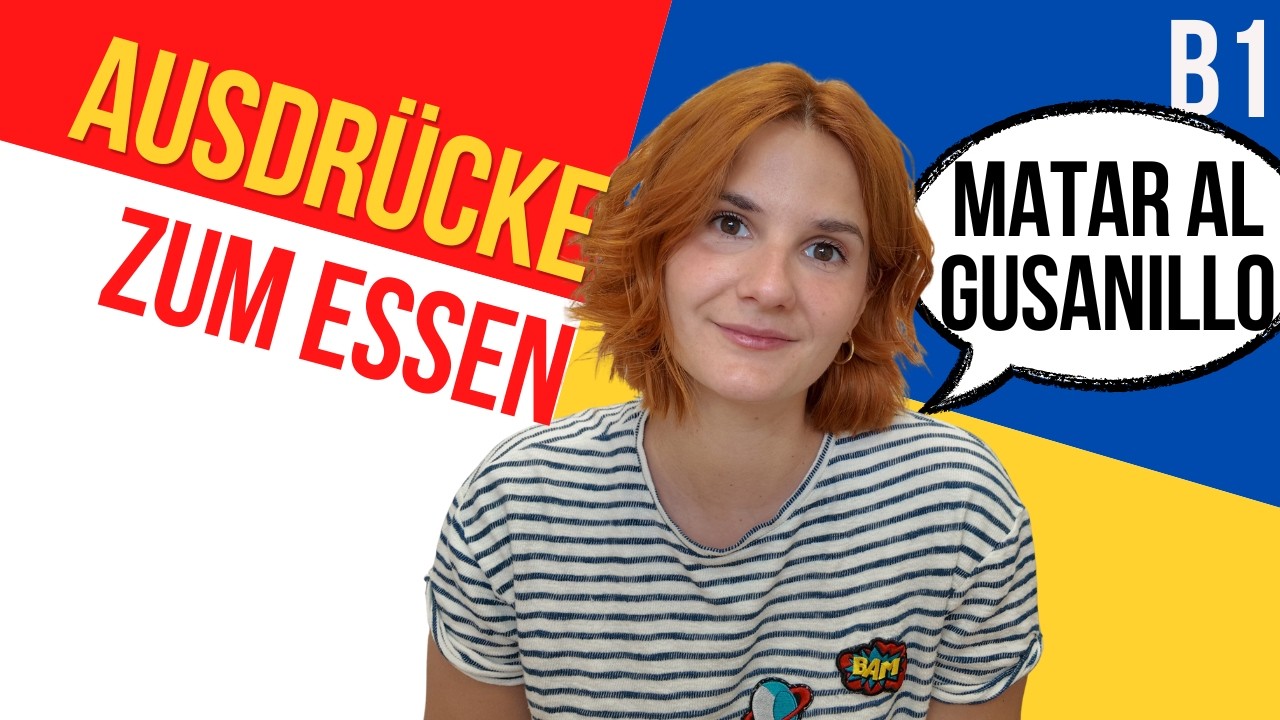 AUSDRÜCKE auf SPANISCH, um über ESSEN zu sprechen