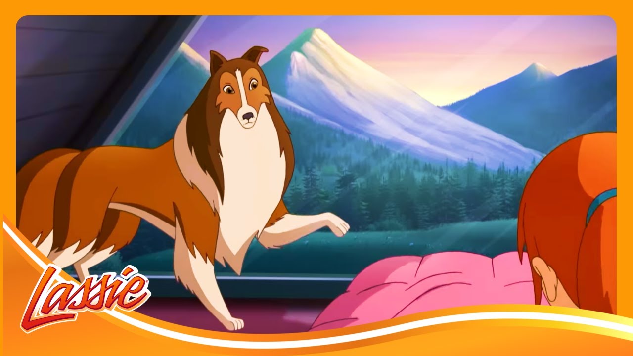 🌲 Zoe & Harvey Discover a Hidden Cabin! | The New Adventures of Lassie | Cartoons For Kids