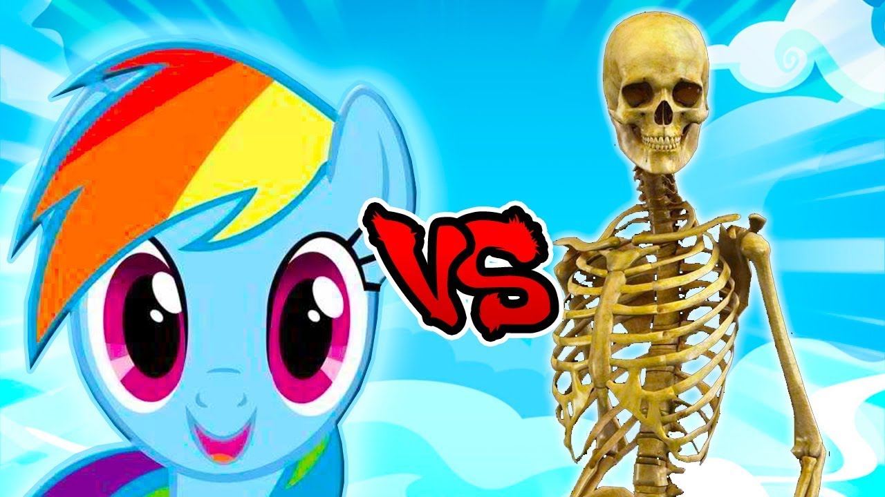 Rainbow Dash Vs Skeleton Army - Epic Battle - Left 4 dead 2 Gameplay (L4D2 MLP Custom Skin Mod)