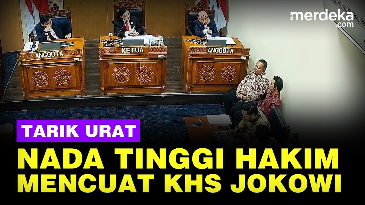 [FULL] Hakim KIP Tarik Urat, Bicara Nada Tinggi Cecar UGM soal KHS Jokowi di Sidang Ijazah