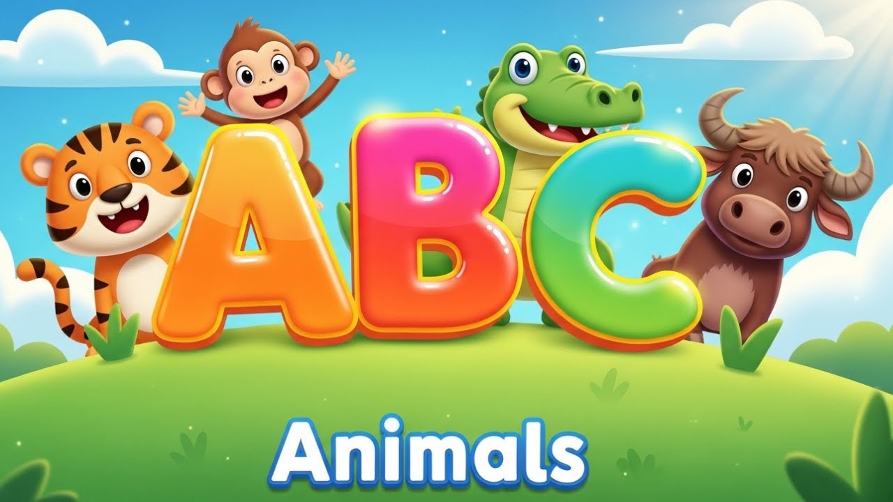 ABC Animal | Learn A to Z Animal Names for Kids | Elephant ELI & Unicorn | ABC Spotlight