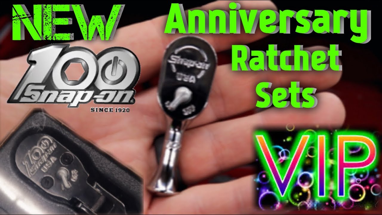 Snap On Tools: 100th Anniversary Ratchet Set and The New Tiny Snap On Ratchet & Meet Herschel Wilson