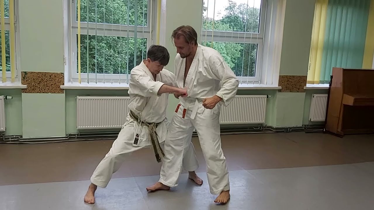 Jion (慈恩) kata bunkai 9 - Tettsui uchi and other