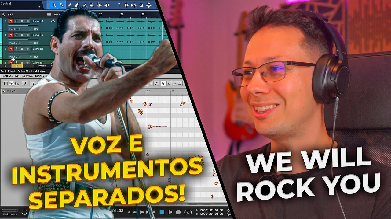 We Will Rock You do Queen | Mix Aberta e Pistas Individuais #4 (Análise)