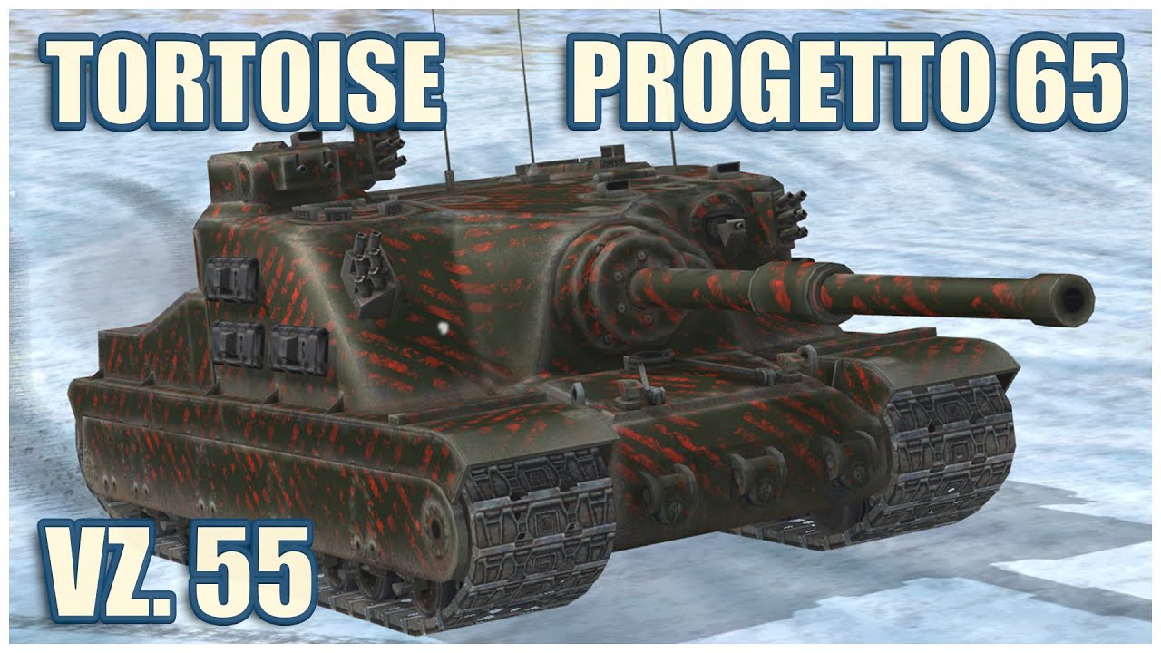 Tortoise, Progetto 65 & Vz. 55 • WoT Blitz Gameplay