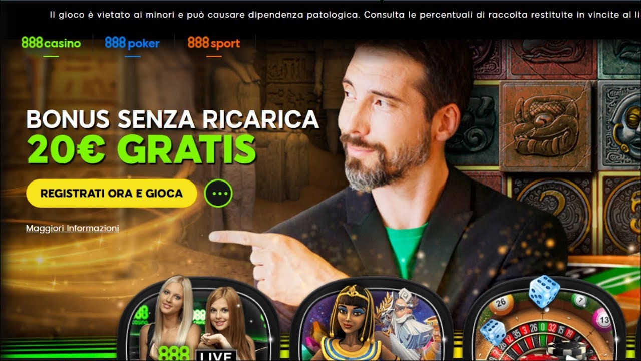 Bonus Casino senza Deposito di 20&euro; -  Nuova Offerta al Casino Online