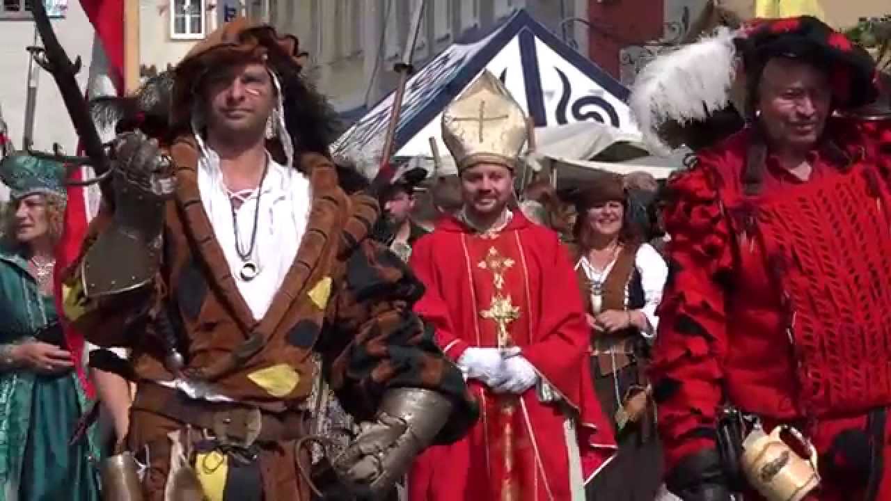 Umzug Mittelalterliche Markttage zu Aichach 2015