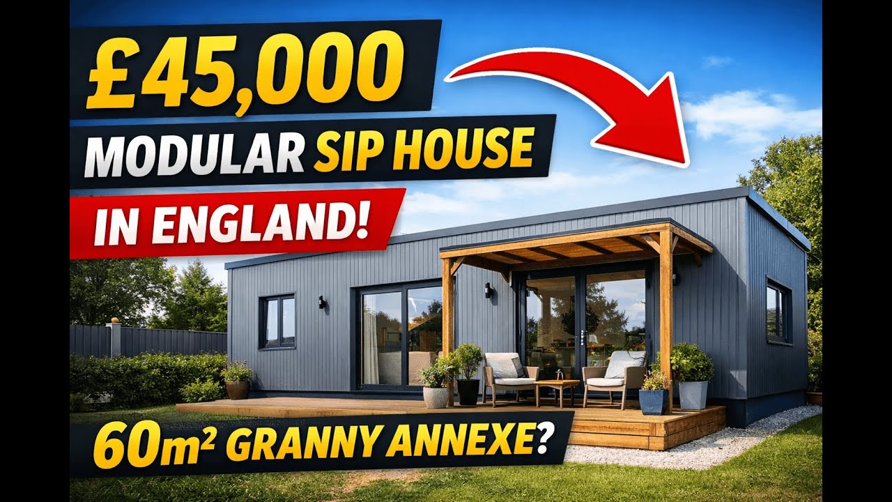 £45,000 Modular SIP House in England | 60m² Granny Annexe Explained