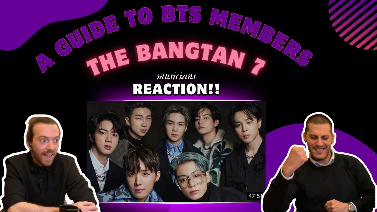A Guide to BTS Members REACTION..! It made us very emotional.. Musicians React K-Pop