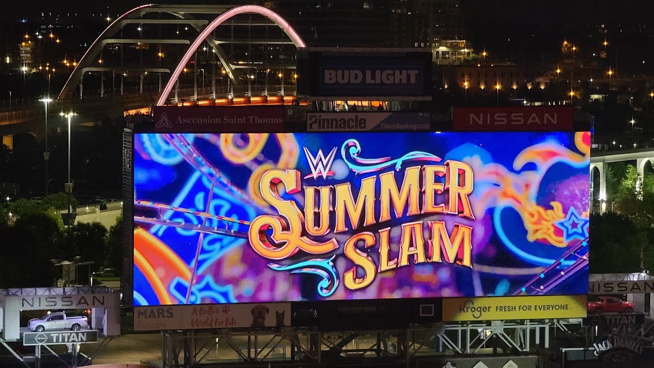 WWE SummerSlam • Nissan Stadium Nashville, TN • Roman Reigns vs. Brock Lesnar • 7/30/2022