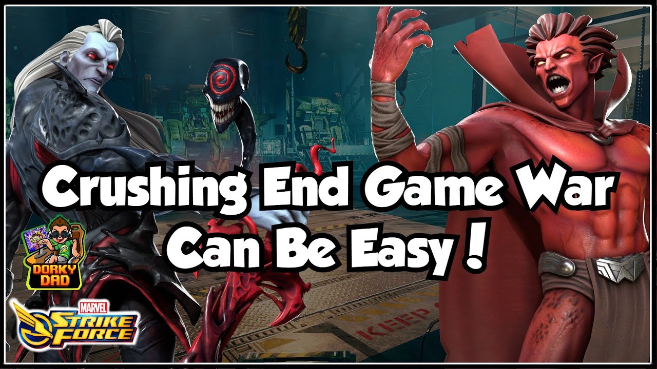 Endgame War Gameplay! | Great Counters In Action! | Marvel Strike Force