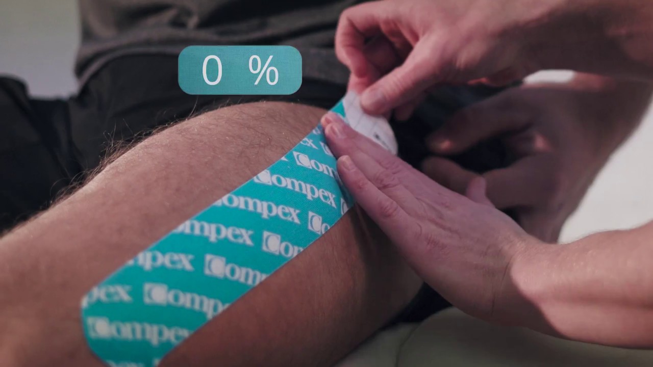 Compex Tape Application - Quadricipite 2