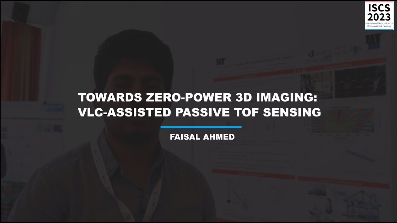 ISCS23: Towards Zero-power 3D Imaging: VLC-assisted Passive ToF Sensing