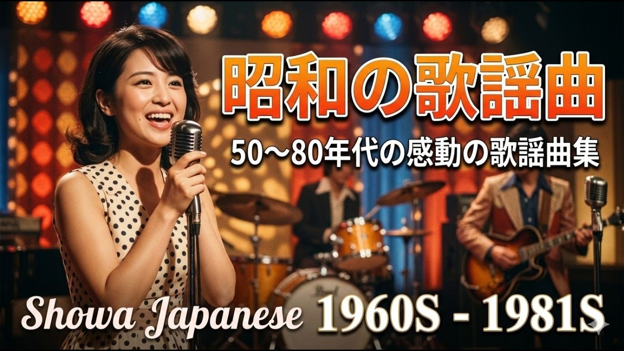 50代60代が夢中になった昭和歌謡🎤 懐かしの名曲メドレー｜あの頃の思い出がよみがえる💌