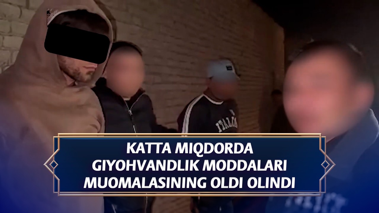 Katta miqdorda giyohvandlik moddalari muomalasining oldi olindi I Jarayon