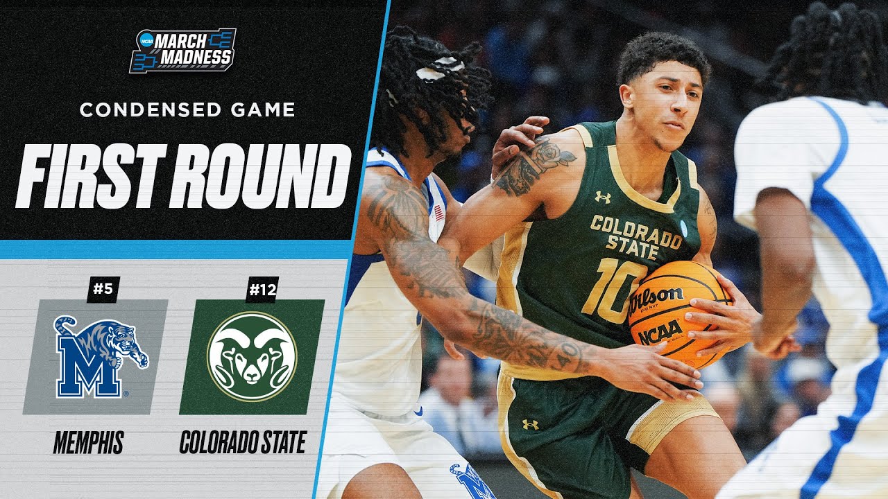 Colorado State vs. Memphis - First round NCAA tournament extended highlights