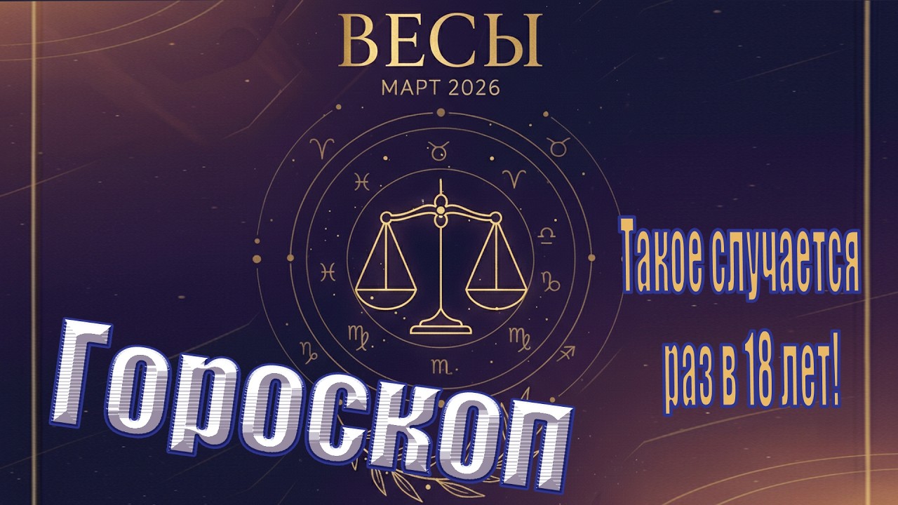 🌙 ВЕСЫ ГОРОСКОП НА МАРТ 2026 ❗ То, что вы так долго искали, уже рядом