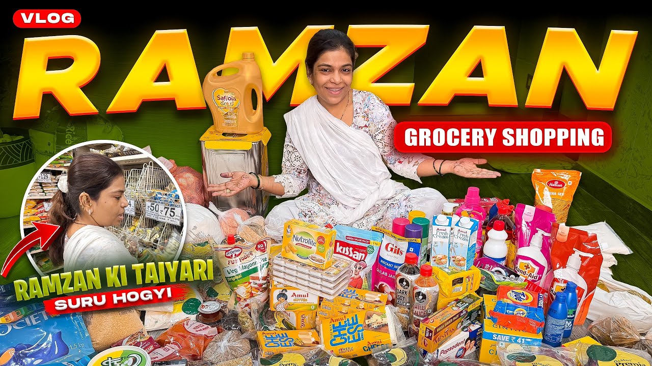 Ramzan Grocery Shopping 2026 🛍️ | Ramzan Ki Taiyari Shuru Hogayi 😃 | Maine Kya Saman Li Dmart Se 🤔