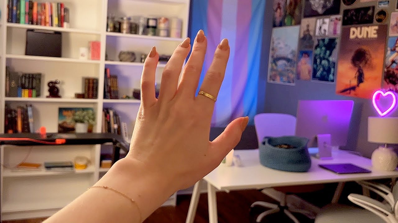 ASMR Office Tour 💕 (tapping, whispered)