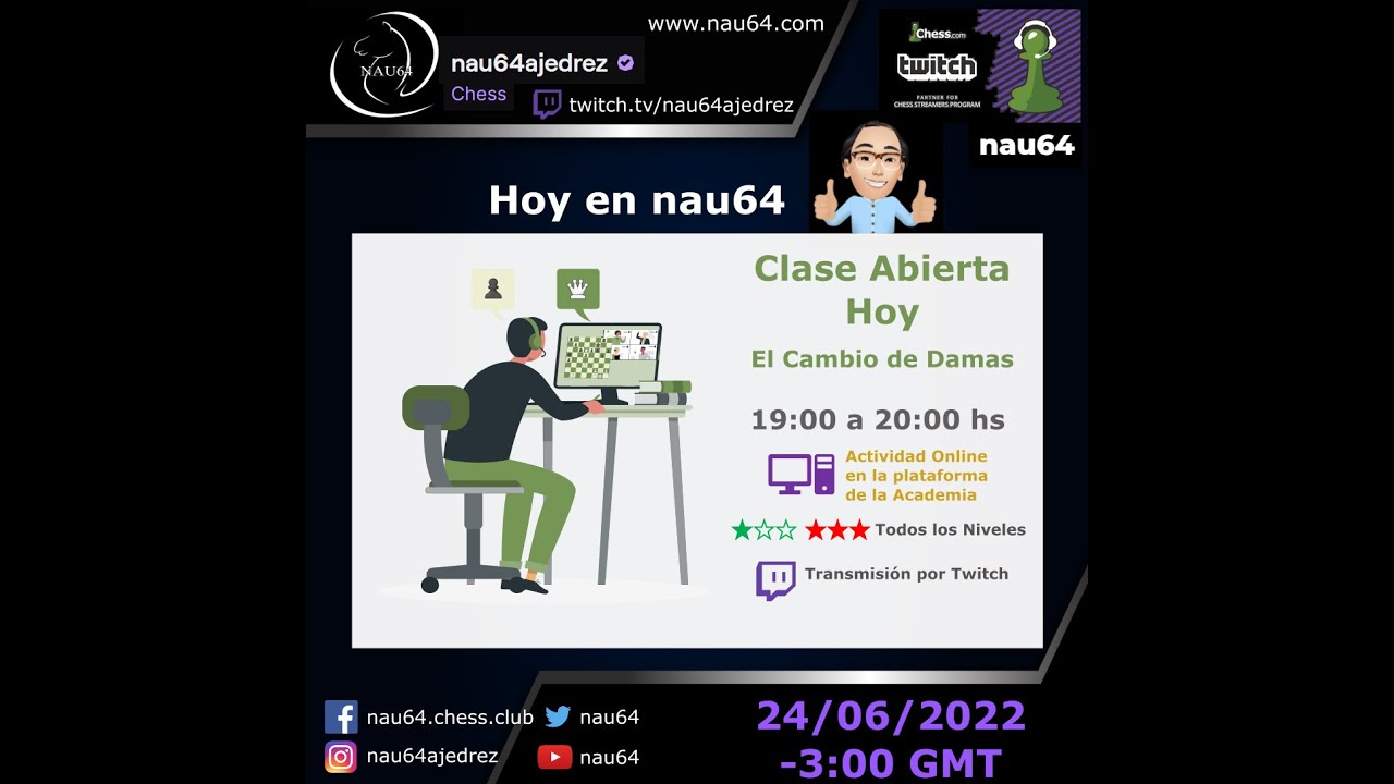 Clase Libre de Ajedrez - El Cambio de Damas.